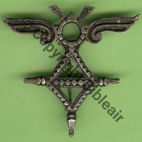 591 GAO.591 OUARGLA Type6  Fab LOC Eping bascule Dos lisse irreg 2Poincons ARGENT Src.Y.GENTY 62Eur03.16 jad2455 